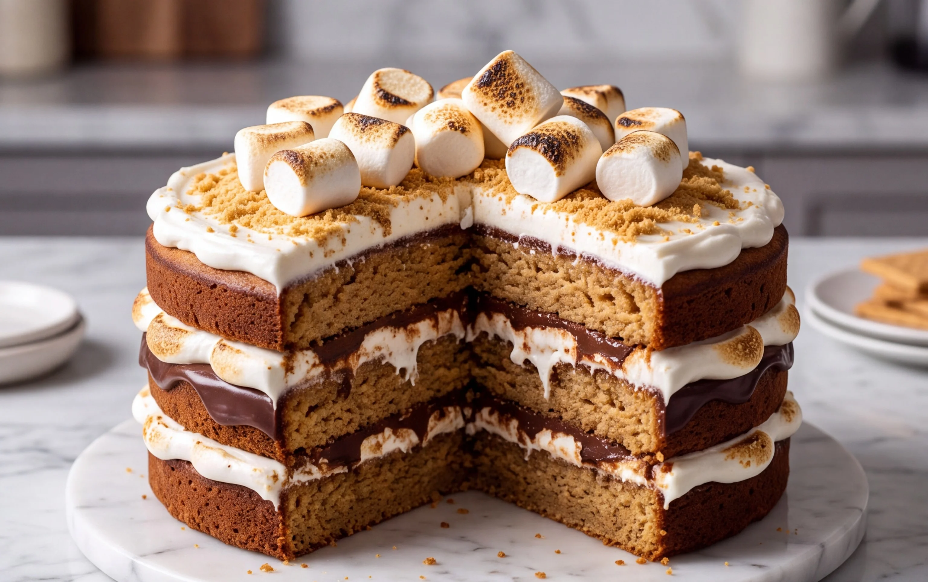 Ultimate Smores Layer Cake Recipe